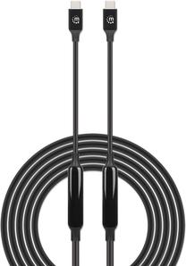 Kabelis Manhattan USB-C - USB-C 355964 USB-C, USB-C, 3 m, melna krās.