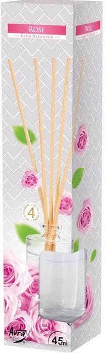 Домашний ароматизатор Bispol Reed Diffusers Rose, 45 мл