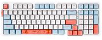 Bezvadu spēļu tastatūra VGN V98 Pro V2 Gaming Kailh Box Autumn, Angļu (US), balta krās./rozā krās./violeta krās.