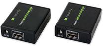Удлинитель Techly HDMI Extender by Cat 6/6a/7, черный цв.