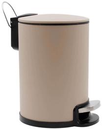 Šiukšliadėžė Douceur d`Interieur Metaline, taupe sp., 3 l, 26 cm x 20 cm