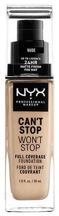 Skystas makiažo pagrindas NYX Professional Makeup Can't Stop Won't Stop, cswsf6.5 nude, 30 ml