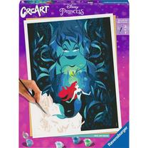 Картина по номерам Ravensburger CreArt Disney Ariel And Ursula, синий цв., 30 x 40 cm