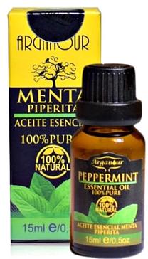 Veido aliejus Arganour Peppermint Essential Oil, 15 ml