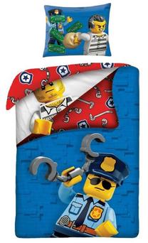 Детский комплект постельного белья Lego Ninjago LEG-825BL, многоцветный, 140 x 200 cm