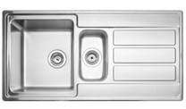 Virtuvinė plautuvė Reginox Envoy 1.5, nerūdijantysis plienas, 98 cm x 48 cm x 20.8 cm, nerūdijančiojo plieno sp.
