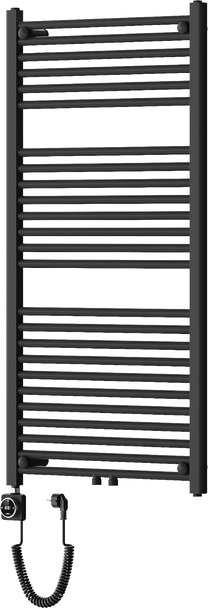 Elektrinis rankšluosčių džiovintuvas Mexen Mars, juoda sp., 60 cm x 120 cm, 600 W