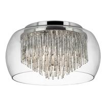 Šviestuvas lubų Searchlight Curva 4624-4CC, G9, 4 x 7 W, skaidri sp. / chromo sp.