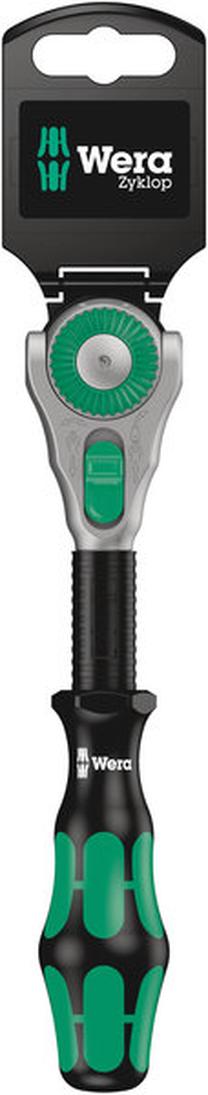 Terkšlinis raktas Wera Zyklop Swivel Head Ratchet 8000 B, 199 mm