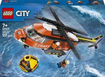 Konstruktorius „LEGO® City“ pakrantės gelbėtojų sraigtasparnis, žaislas, konstravimo rinkinys, 60503, 551 vnt.
