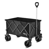Tūristu ratiņi Nils Camp NC2604, 56 cm, 180 l, melns krās.