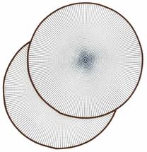 Stalo padėkliukas Homla Salado 244265, 38 cm x 38 cm, 2 vnt., Mėlyna sp./Juoda sp.