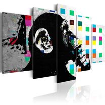 Reprodukcija Artgeist The Thinker Monkey (Banksy) HK6408, 100 cm x 50 cm