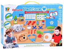 Игровой медицинский набор Deluxe Pet Care Series Vet Grooming & Feeding Supplies