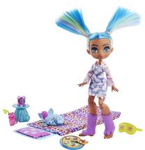 Кукла Mattel Cave Club Cave Club Tella Sleepover Adventur GTH06, 25 см, многоцветный