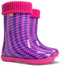 Gumijas zābaki Demar Hawai Lux Print HF 0048, rozā krās., 22 - 23