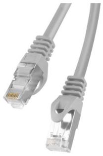 Кабель Lanberg PCF6-10CC-1500-S RJ-45, RJ-45, 15 м, серый цв.