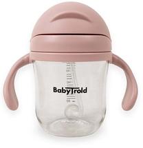 Bērnu pudele dzeršanai BabyTrold, 220 ml, 6+ mēn., caurspīdīga krās./rozā krās.