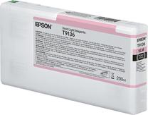 Rašalinio spausdintuvo kasetė Epson T9136 Light Magenta, purpurinė (magenta) sp., 200 ml