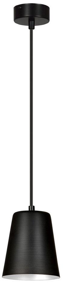 Valgusti rippuv Emibig Milargo 1 396/1, E27, 1 x 15 W, valge v./must v. / must v.