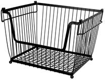 Puu- ja juurviljakorv Brunbeste BB-1731, metall, 32 cm x 26.5 cm, must v.