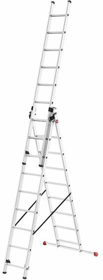 Kopėčios teleskopinės Hailo ProfiStep Combi, 347 - 895 cm, 347 cm