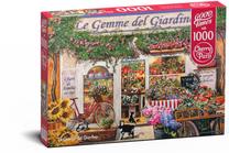 Dėlionė CherryPazzi Le Gemme Del Giardino 1000 el. 30042, 50 cm x 70 cm, 1000 vnt., įvairių spalvų