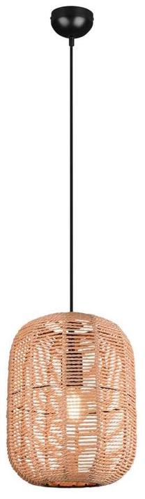 Valgusti lagi Trio Runa, E27, 1 x 40 W, pruun v. / must v.