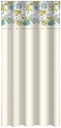 Nakts aizkari Mariall ZMH-312, balts krās./krēmkrāsa/zila krās., 160 cm x 250 cm