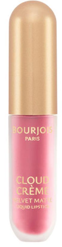 Lūpu krāsa Bourjois Paris Cloud Crème Velvet Matte, 3 ml, rose bonbon krās., 01