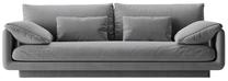Sofa Micadoni Torino, šviesiai pilka sp., 220 x 103 cm x 83 cm