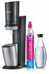 Gazuotų gėrimų gaminimo aparatas SodaStream Crystal 3.0, sidabro sp./juoda sp.