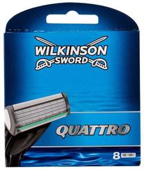 Бритвенные лезвия Wilkinson Sword Quattro, 8 шт.