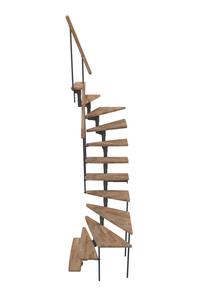 Laiptai Minka Joker Turn 180° 29326, 70 cm x 304.2 cm