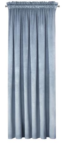 Nakts aizkari Rosa, gaiši zila krās., 135 cm x 270 cm
