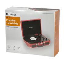 Patefonas Denver VPL-120 Red, raudona sp., 2 W