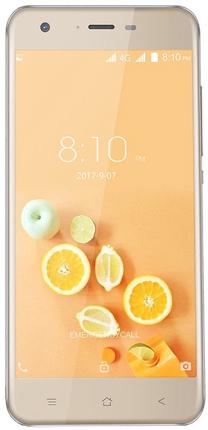 Mobilais telefons Blackview A7, 8 GB, zelta krās.