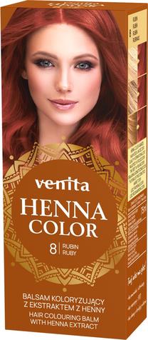Matu krāsa Venita Henna Color, rubin krās., 8, 75 ml