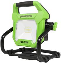 Prožektor ilma liikumisandurita Greenworks G40WL, 2000 lm, IP20, must v./roheline v.