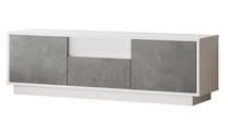 ТВ стол Kalune Design LV3, белый цв./серый цв., 35.5 см x 140 см x 42.5 см