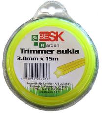 Nešiojamos žoliapjovės lynas Besk, 15 m x 3 mm