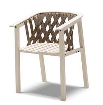 Lauko kėdė Calme Jardin Catalina CAL_CH_154_F1_CATALINA1, balta sp., 57 cm x 57 cm x 78 cm