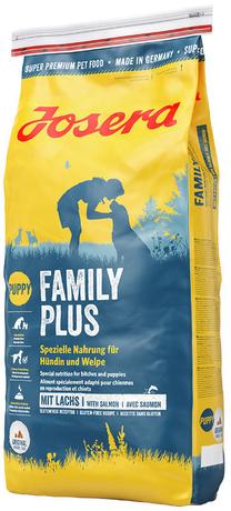 Сухой корм для собак Josera Family Plus, рыба/мясо птицы, 15 кг