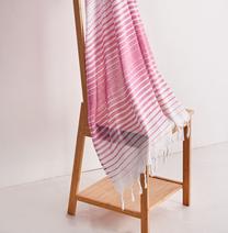 Paplūdimio rankšluostis Foutastic Gölge 192DCH1547, purpurinė (magenta) sp., 180 cm x 90 cm