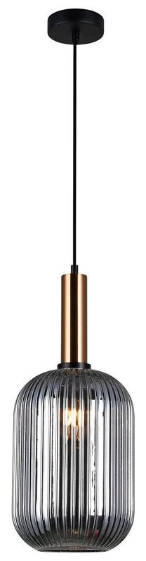 Valgusti rippuv Italux Antiola PND-5588-1L-BRO+SG, E27, 1 x 40 W, läbipaistev v. / pronks v.
