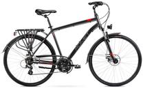 Dviratis miesto Romet Wagant 2, 27.5 ", 21" rėmas, juoda sp./raudona sp.