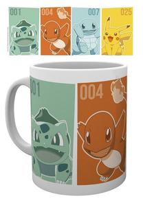 Puodelis GBeye Pokemon - Starters, įvairių spalvų, 0.3 l