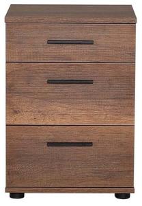 Naktinis staliukas Kalune Design KMD-530-OO-1, riešuto sp., 57 cm x 39 cm x 40 cm