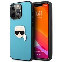 Telefona vāciņš Karl Lagerfeld Karl`s Head Metal for iPhone 13 Pro Max, zila krās., Apple