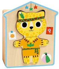 Medinė dėlionė Djeco Dressup Mix DJ01678